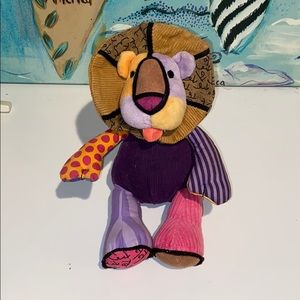 Britto Pop Plush Leonardo the Lion Push Toy